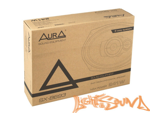 3-полосная коаксиальная акустическая система Aura SX-B693 6x9" (16x24 см	