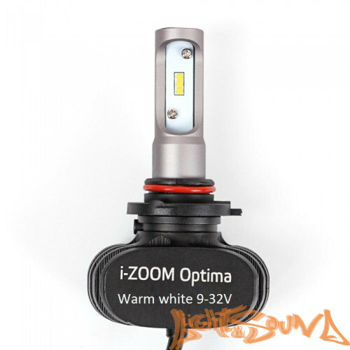 Светодиод головного света Optima i-Zoom HB3/9005 LED, Seoul-CSP, Warm White, 9-32V (2шт)