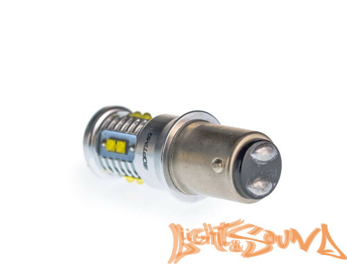 Optima MINI P21/5W, CAN, CREE XB-D*10, 5500K, 50W, 12V (BaY15D), двухконтактная, 1шт