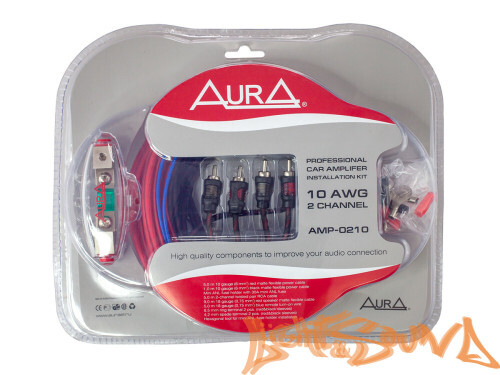 Aura AMP-0210 Набор для подключения усилителя 2x6mm2