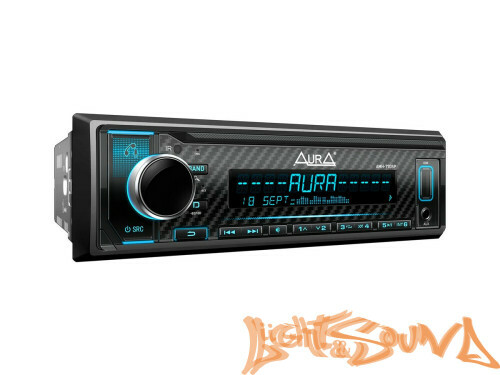 Aura AMH-77DSP USB-ресивер, 4х51w, USB (1.2A)/FM/AUX/BT,3RCA,DSP 2/3way,iD3-TAG,16.5 млн. цветов