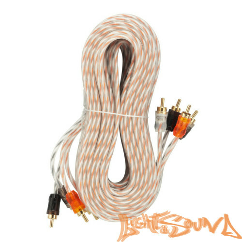 RCA (межблочный) кабель DL Audio Barracuda 4RCA 5 метров