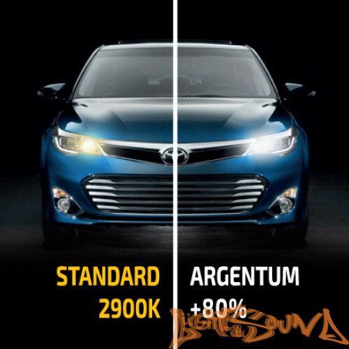 MTF ARGENTUM +80% H4, 12V, 60/55W Галогенные лампы (2шт)