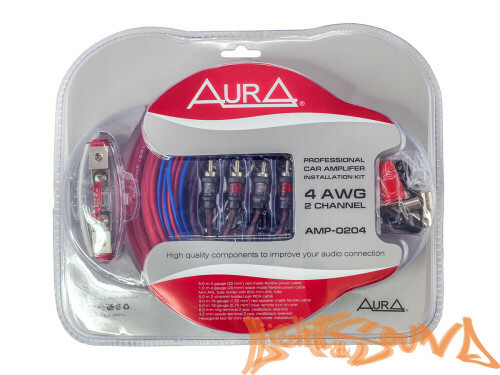 Aura AMP-0204 Набор для подключения усилителя 2x20mm2