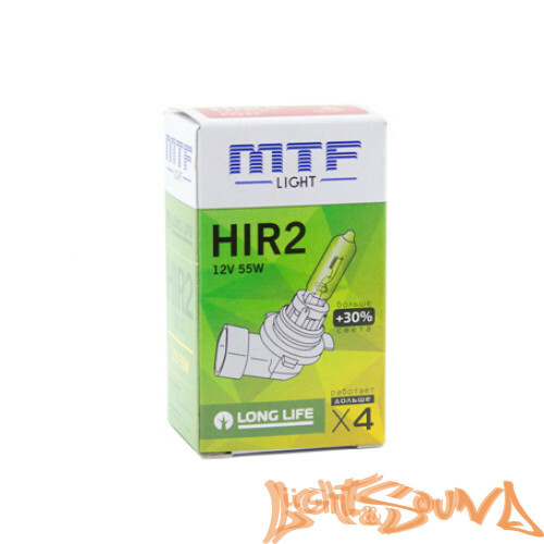 MTF Standart + 30% HIR2/9012 12V 55W Галогенная лампа (1шт)