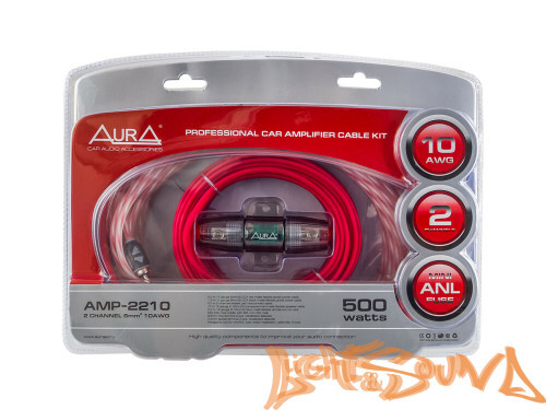 Aura AMP-2210 Набор для подключения усилителя 2x6mm2