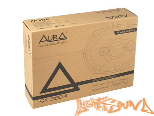 4-полосная коаксиальная акустическая система Aura SX-B694 6x9" (16x24 см	