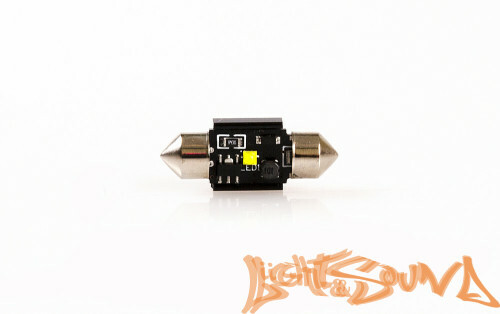 Лампа светодиодная Optima Festoon 31mm Premium PHILIPS, CAN,white,12v, T10*31mm (sv 7-8) 1шт
