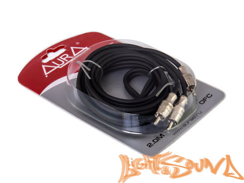 RCA (межблочный) кабель Aura RCA-B220 MKII  2 метра