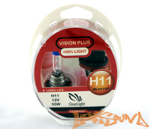 Clearlight Vision Plus + 50% H11 12V, 55W Галогенные лампы (2 шт.)