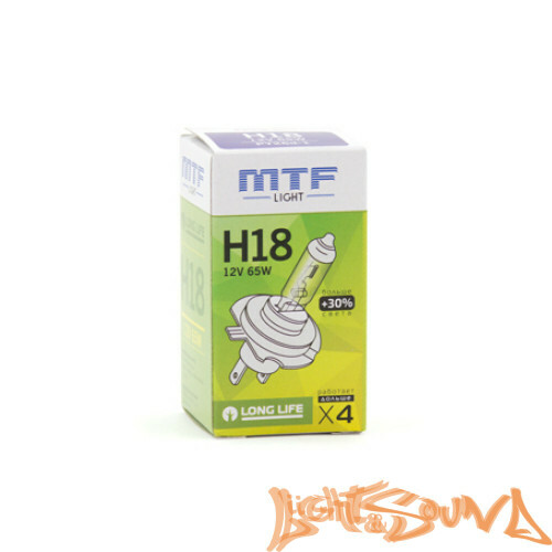 MTF Standart + 30% H18 12В 65Вт PY26d-1 Галогенная лампа (1шт)