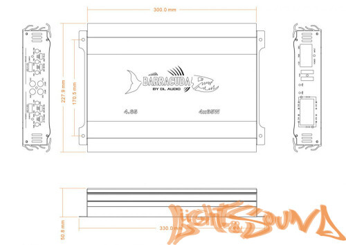 4-х канальный усилитель мощности DL Audio Barracuda 465