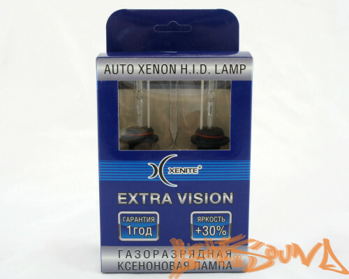 Ксеноновая лампа Xenite 9006 6000 K EXTRA VISION (Яркость + 30%)