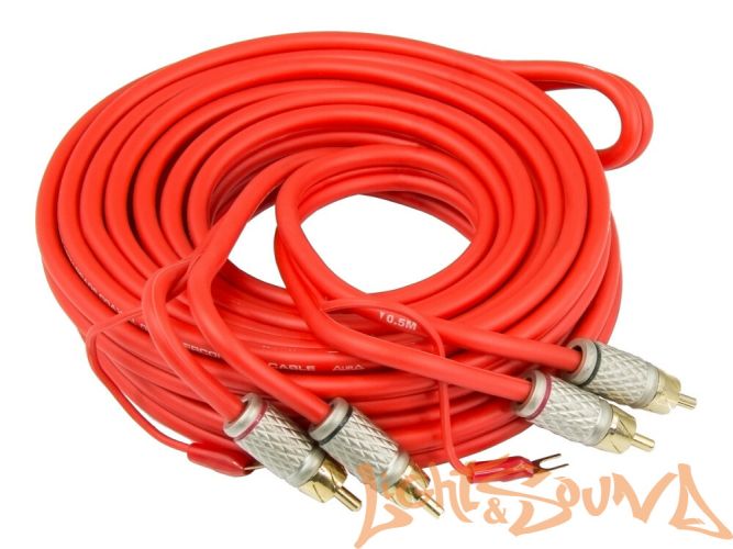 RCA (межблочный) кабель Aura RCA-3253 5 метров