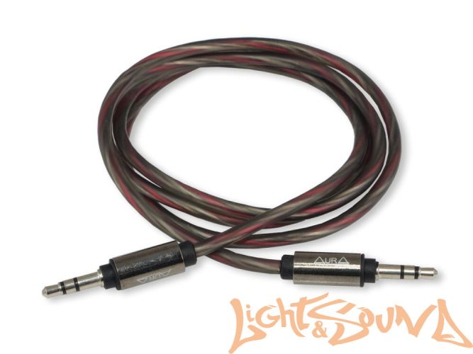AUX-кабель Aura RCA-J136 витая пара, 1м