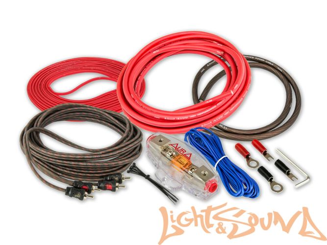 Aura AMP-0208 Набор для подключения усилителя 2x10mm2