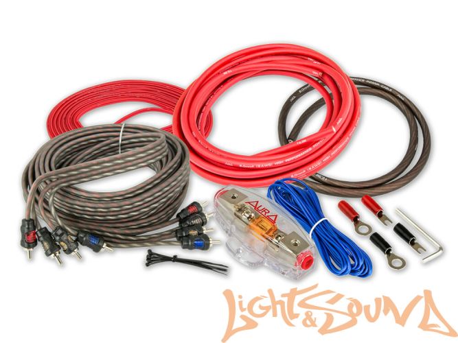 Aura AMP-0408 Набор для подключения усилителя 4x10mm2