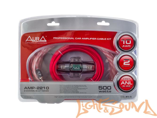 Aura AMP-2210 Набор для подключения усилителя 2x6mm2