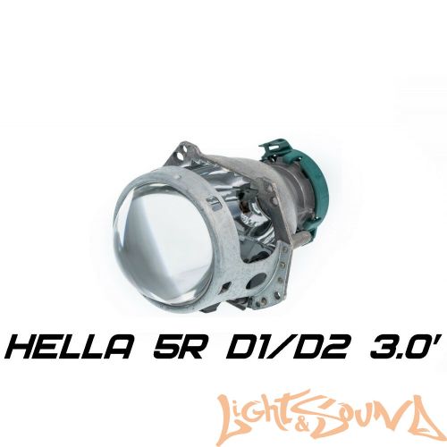 Биксеноновая линза Optima Hella 5R 3.0" D1S/D2S, без бленды, 1шт