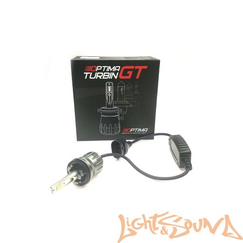 Светодиод головного света Optima LED Turbine GT White H11, 9-32V, IP68, (2шт)