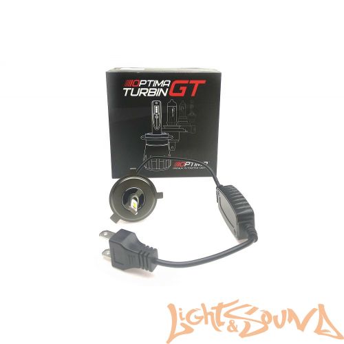 Светодиод головного света Optima LED Turbine GT White H4, 9-32V, IP68, (2шт)