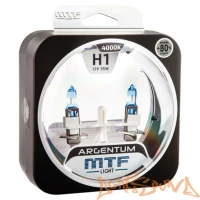 MTF ARGENTUM +80% H1, 12V, 55W Галогенные лампы (2шт)