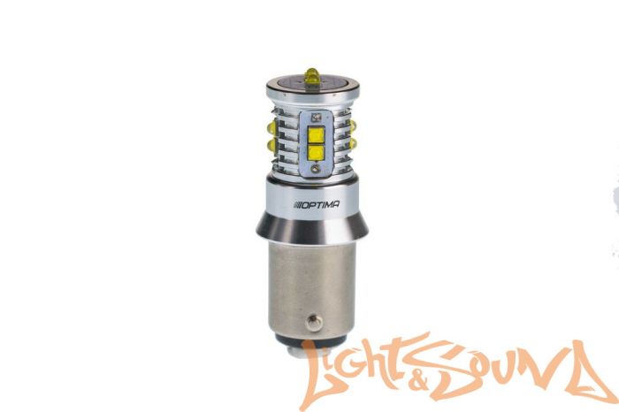 Optima MINI P21/5W, CAN, CREE XB-D*10, 5500K, 50W, 12V (BaY15D), двухконтактная, 1шт