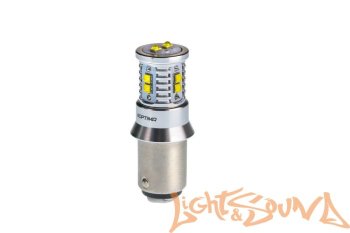 Optima MINI P21/5W, CAN, CREE XB-D*10, 5500K, 50W, 12V (BaY15D), двухконтактная, 1шт