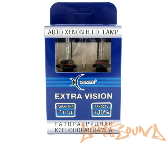 Ксеноновая лампа Xenite 9006 5000 K EXTRA VISION (Яркость + 30%)