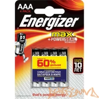 ENERGIZER LR03 4BL MAX AAA, 1 шт