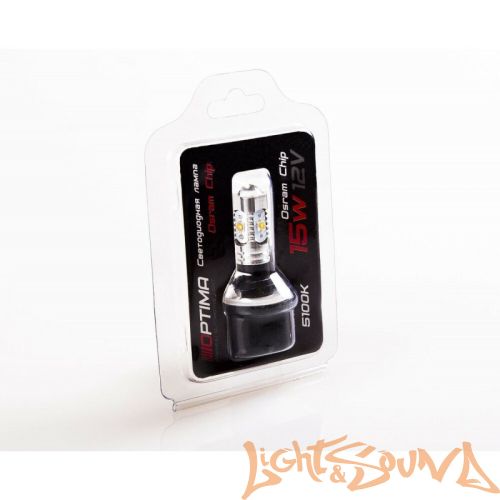 Optima Premium Osram Chip H27(880), 5100K, 15W, 12V (PG13), только для ДХО, 1шт