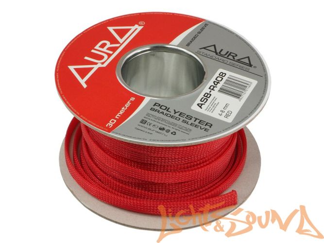 Aura ASB-R408 Защитная оплетка полиэстер 4-8 мм, бухта 30 м
