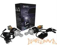 DIXEL G6 H4 Hi/Lo - 5000K. 9-24V Светодиодный поток 2400-3200Lm (2 шт)