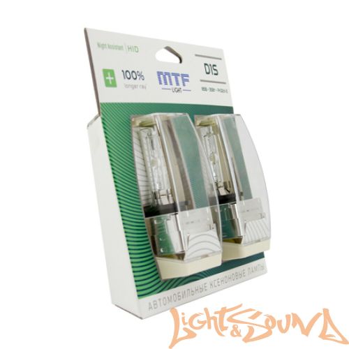 Ксеноновая лампа MTF Light D1S, NIGHT ASSISTANT +100% LONGER RAY, 35W, 85V, 1шт