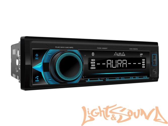 Aura AMH-550PS USB-ресивер, 4x51w, USB FM/AUX/BT, 3 RCA, VA дисплей, RGA подсветка