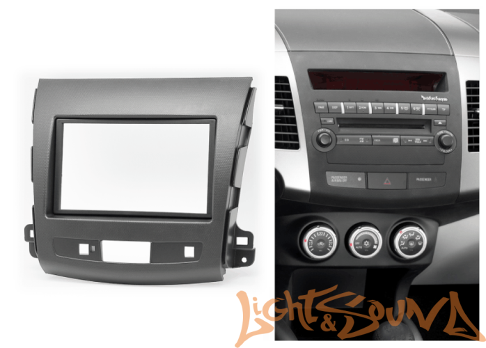 Переходная рамка для Mitsubishi Outlander XL 2006-2012 2 din