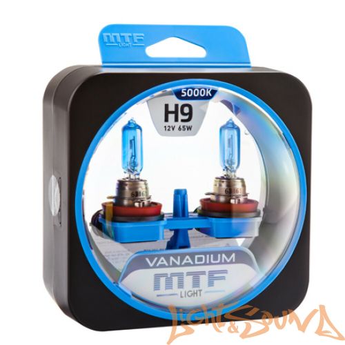 MTF Vanadium H9 12V 65W Галогенные лампы (2 шт)