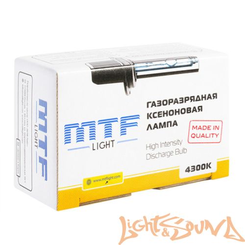 Ксеноновая лампа MTF HB3 9005 5000 K, 1шт