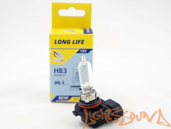 Clearlight LongLife HB3 12V, 65W Галогенная лампа (1шт)