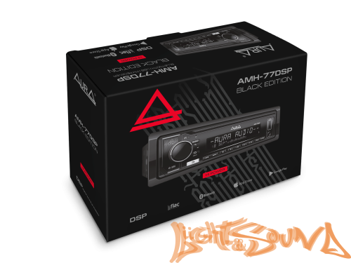 Aura AMH-77DSP BLACK EDITION USB-ресивер, 4х51w, USB (1.2A),16.5 млн. цветов