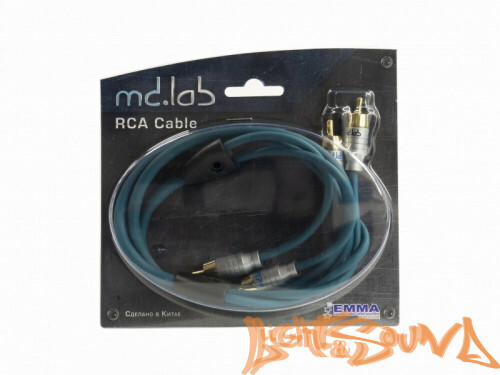 RCA (межблочный) кабель MD.Lab MDC-RCA-C1 1 метр