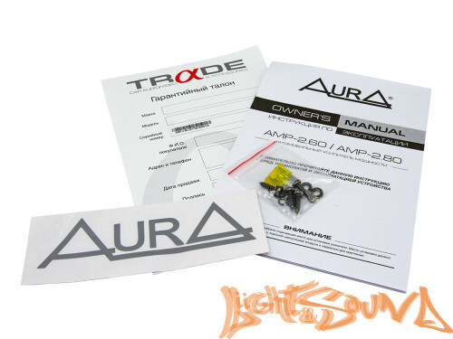 Усилитель мощности 2-х канальный Aura AMP-2.60 