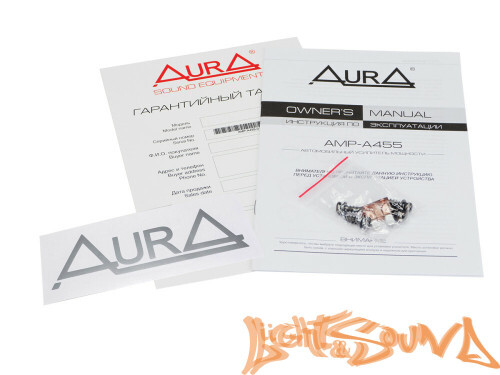 4-х канальный усилитель мощности Aura AMP-A455 