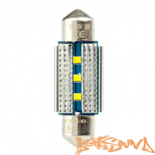 Лампа светодиодная Optima Festoon 36mm Premium PHILIPS, CAN,white,12v, T10*36mm (sv 8,5-8) 1шт