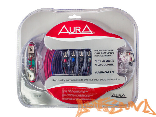 Aura AMP-0410 Набор для подключения усилителя 4x6mm2