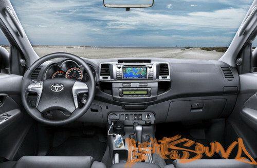 Переходная рамка для Toyota Hilux 2012-, Fortuner 2011-2015 2 din Wide