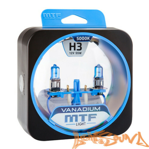 MTF Vanadium H3 12V 55W Галогенные лампы (2шт)