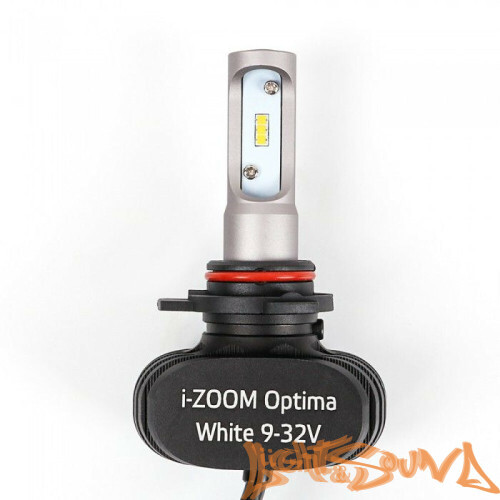 Светодиод головного света Optima i-Zoom HIR2/9012 LED, Seoul-CSP, White, 9-32V (2шт)