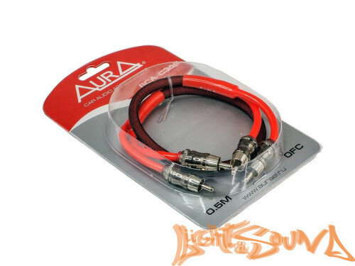 RCA (межблочный) кабель Aura RCA-C 305 RCA 0,5 метра