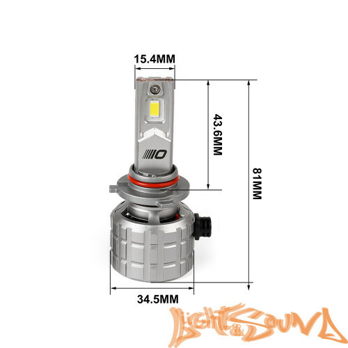 Optima Premium LED ПРОСПЕКТ H10, 80W, 12-24V, 5000K, 8000Lm (2шт)